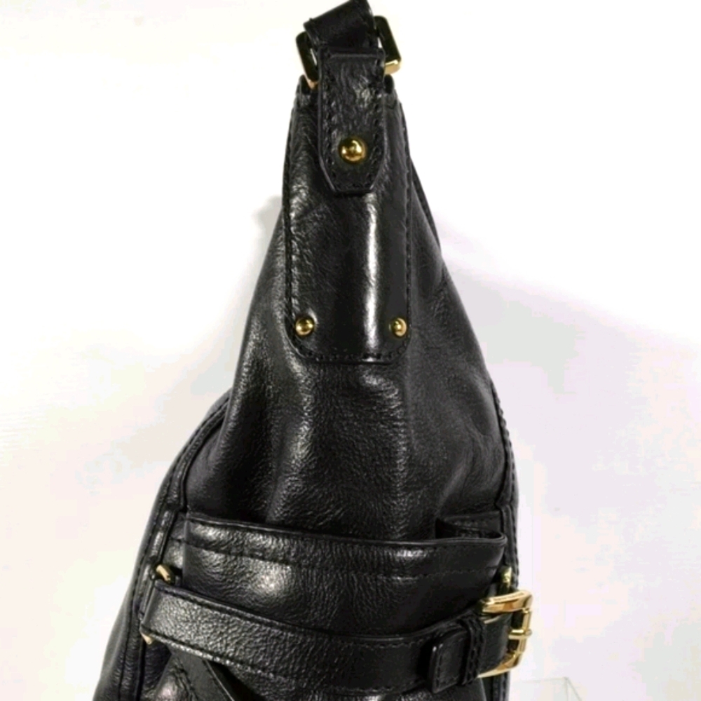 Michael Kors Black Leather M Shoulder Hobo bag - Picture 4 of 8